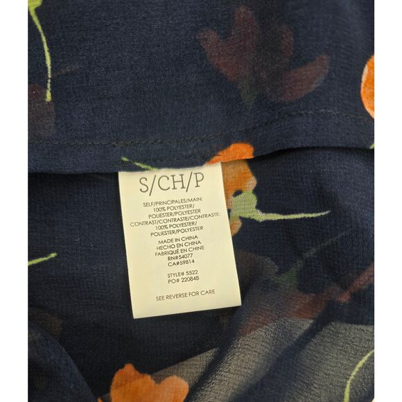 Cabi Blue Sunset Kiss Flutter Sleeve Top - Picture 5 of 5